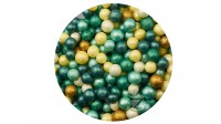 Шарики перламутровые 5 мм, Ассорти (Зеленое) №2