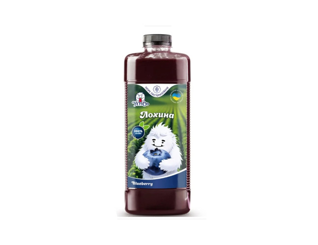 YetiCo (Украина) Голубика пюре пастеризованное 10% сахара, 500 г