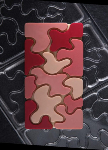 Pavoni PC5011 Camouflage поликарбонатная форма для плитки шоколада 154 х 77 х 8 мм