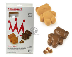Silikomart TEDDY BEAR 68 Мишка Тедди силиконовая форма 8 ячеек 79х56х27 мм