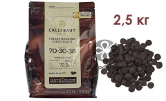 Callebaut Strong 70,5% рецепт №70-30-38 гіркий шоколад низької плинності, упаковка 2,5 кг