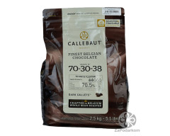 Callebaut Strong 70,5% рецепт №70-30-38 гіркий шоколад низької плинності, упаковка 2,5 кг