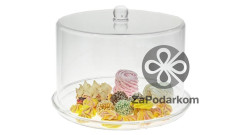One Chef Подставка для торта акриловая с крышкой 34 × 25 см