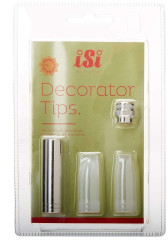 iSi Decorator Tips Набор насадок и адаптера для сифона (кремера) 3 шт