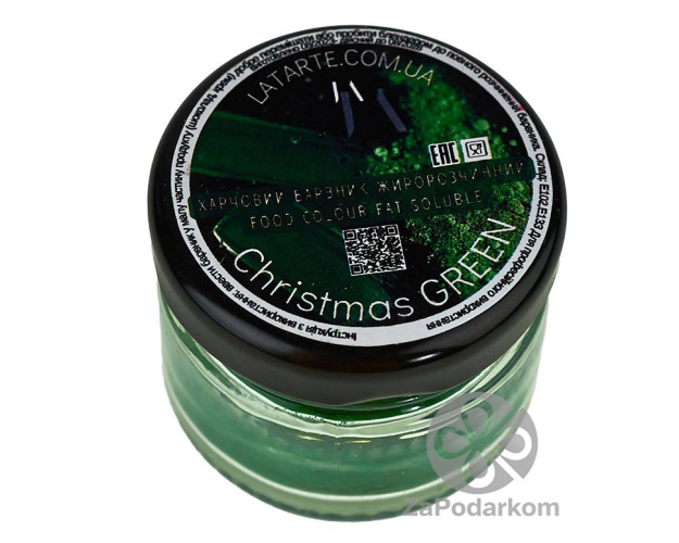 Latarte Краситель жирорастворимый CHRISTMAS GREEN 30 мл
