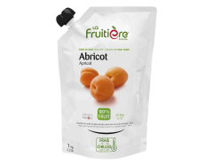 La Fruitière (Франция) Абрикос пюре пастеризованное без сахара, 1 кг