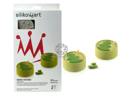 Silikomart MINI HIVER силиконовая форма 6 ячеек 70х30 мм