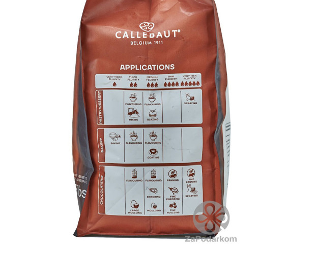 Callebaut №823 Select 33,6% натуральный молочный шоколад, упаковка 2,5 кг