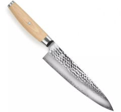 Yaxell 34900L KETU нож японский поварской из дамасской стали 20 см