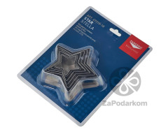 Paderno 47310-10 вырубки металлические Звезда, набор из 6