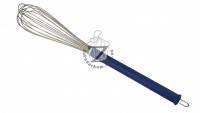 Martellato TFRU50 венчик металлический 50 см с синей нескользящей ручкой