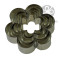 Paderno 47306-10 вырубки металлические Цветок, набор из 6
